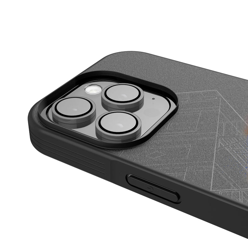 Marvel Miles Morales Badge iPhone Bump Phone Case for Apple iPhone Detail.Jpg