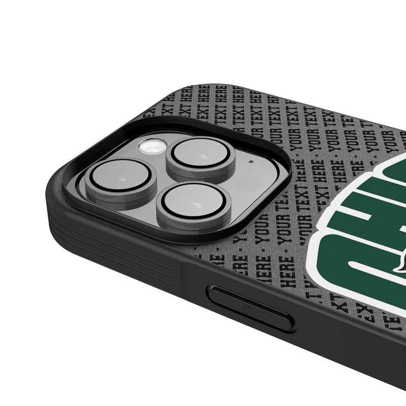 Ohio University Bobcats Personalized EndZone Plus iPhone Bump Phone Case for Apple iPhone Detail.Jpg