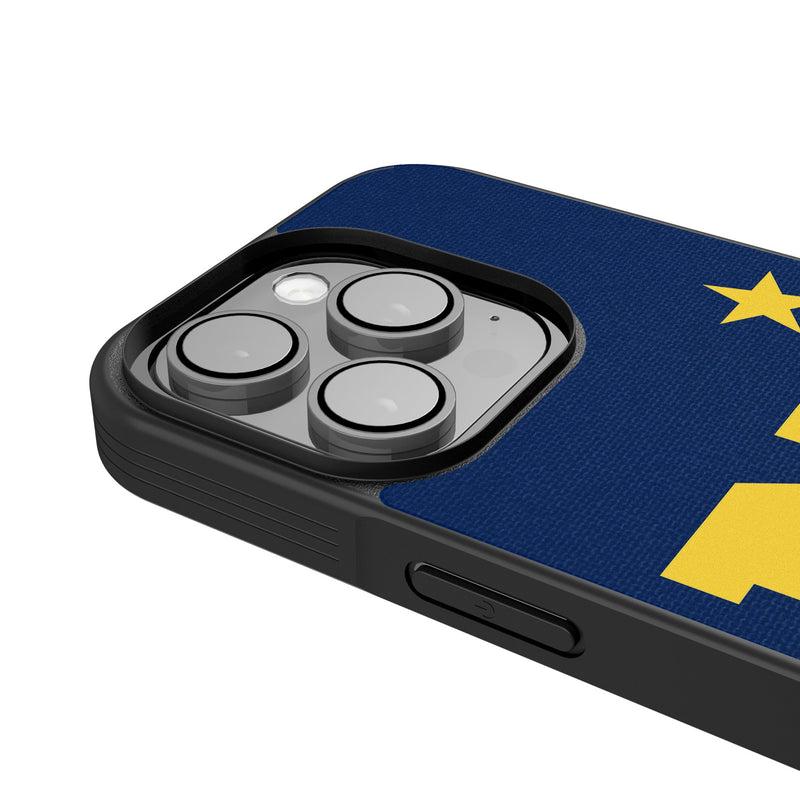 United State Naval Academy Midshipmen Personalized Stripe iPhone Bump Phone Case for Apple iPhone Detail.Jpg