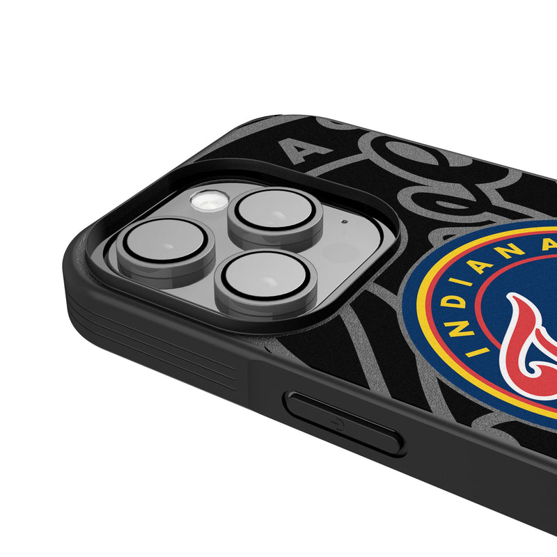 Indiana Fever Personalized Tilt iPhone Bump Phone Case for Apple iPhone Detail.Jpg