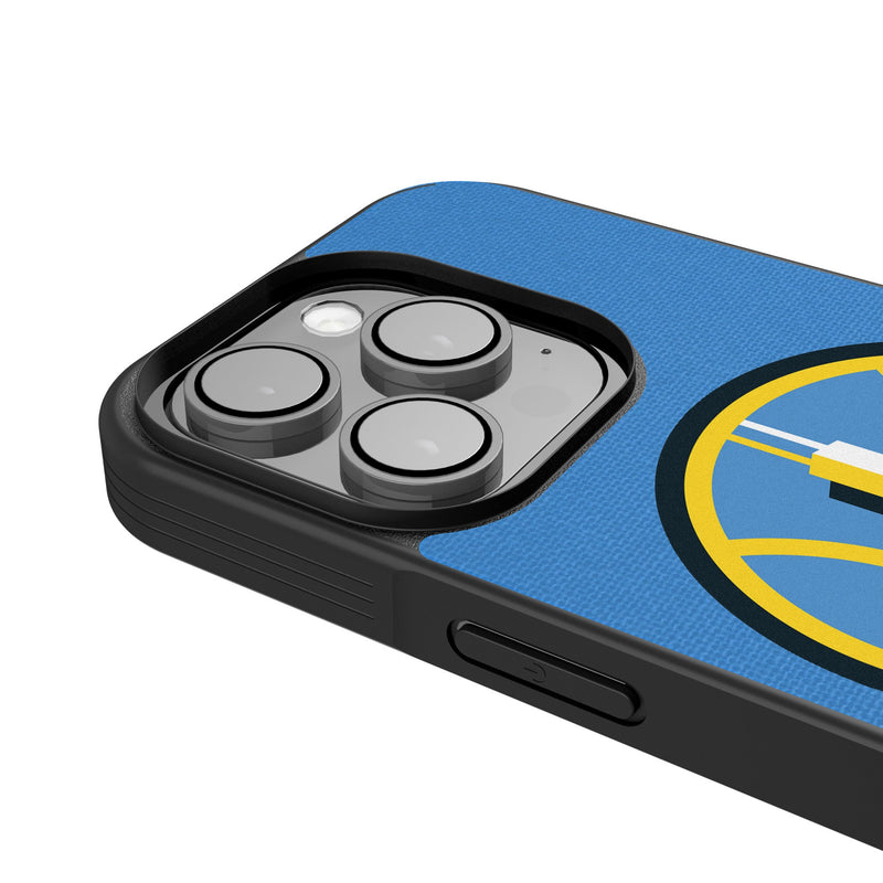 Chicago Sky Personalized Stripe iPhone Bump Phone Case for Apple iPhone Detail.Jpg