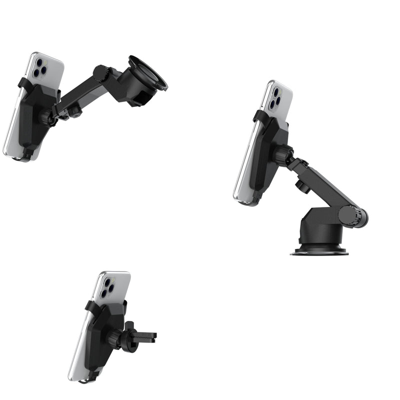 LA Kings Monocolor Tilt Wireless Car Charger Mount.Jpg