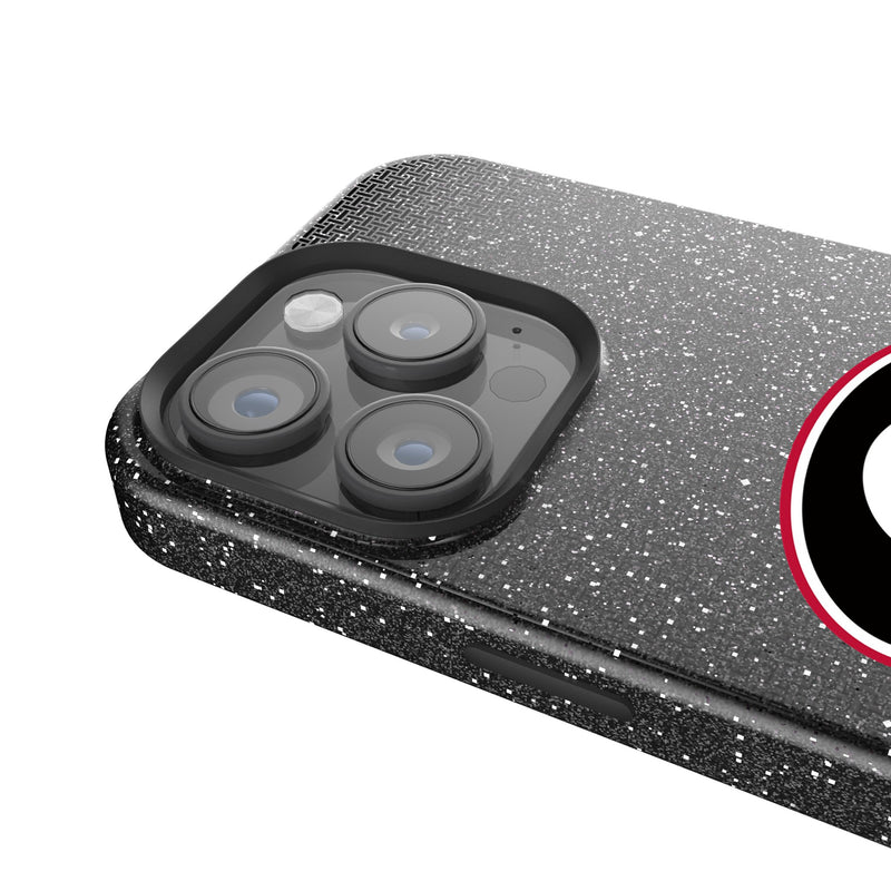 University of Georgia Bulldogs Linen iPhone Bling Phone Case for Apple iPhone Detail.Jpg