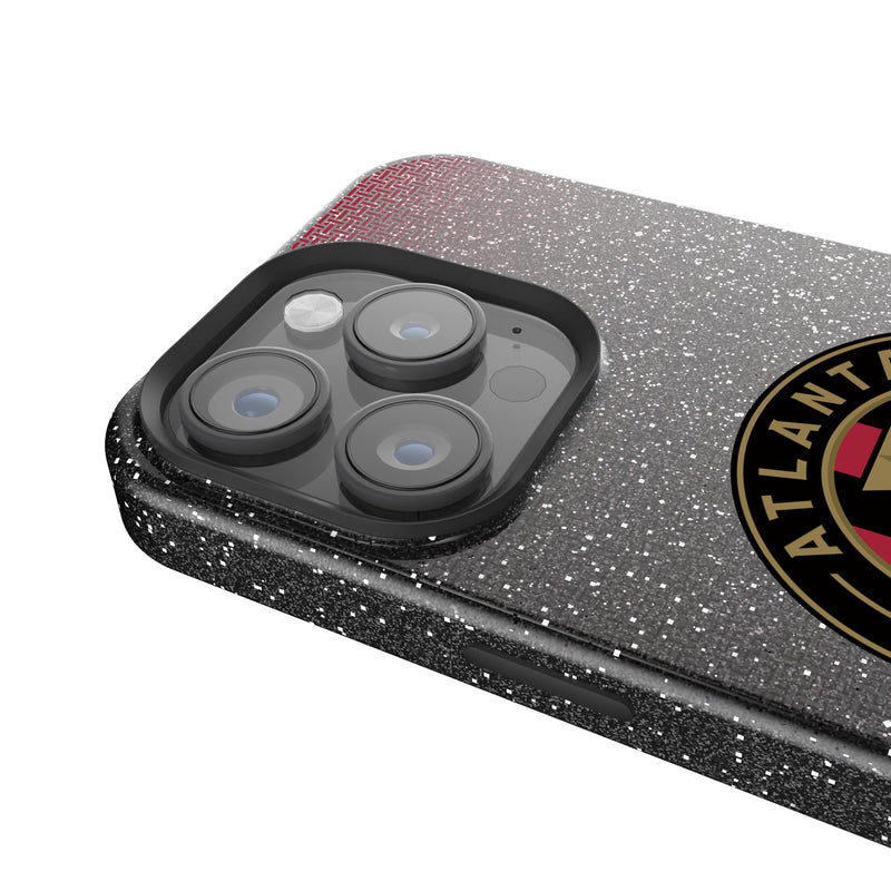 Atlanta United FC Linen iPhone Bling Phone Case for Apple iPhone Detail.Jpg