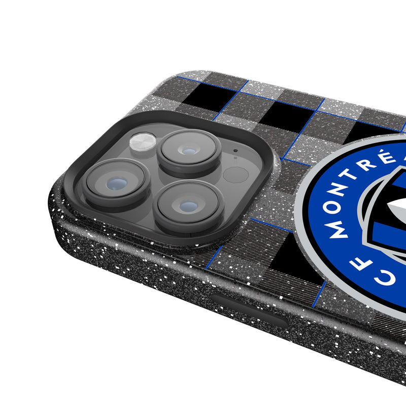 CF Montreal  Plaid iPhone Bling Phone Case Detail.Jpg