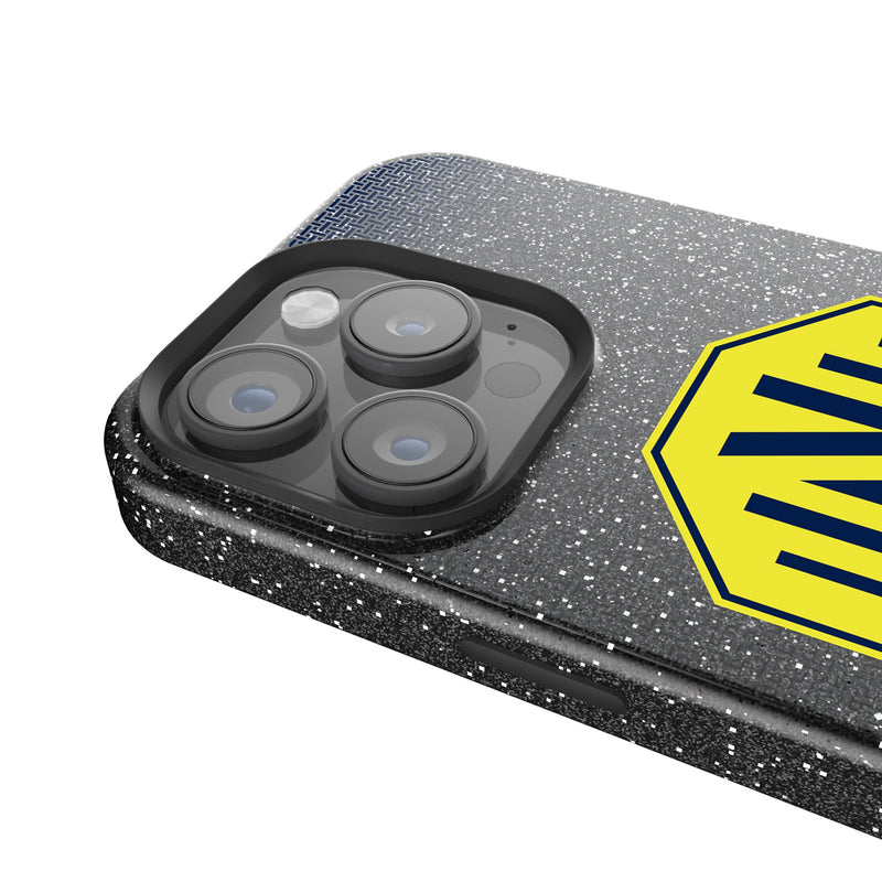 Nashville SC Linen iPhone Bling Phone Case for Apple iPhone Detail.Jpg