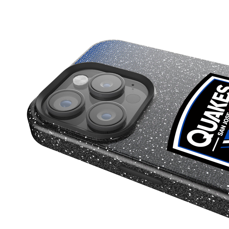 San Jose Earthquakes Linen iPhone Bling Phone Case for Apple iPhone Detail.Jpg