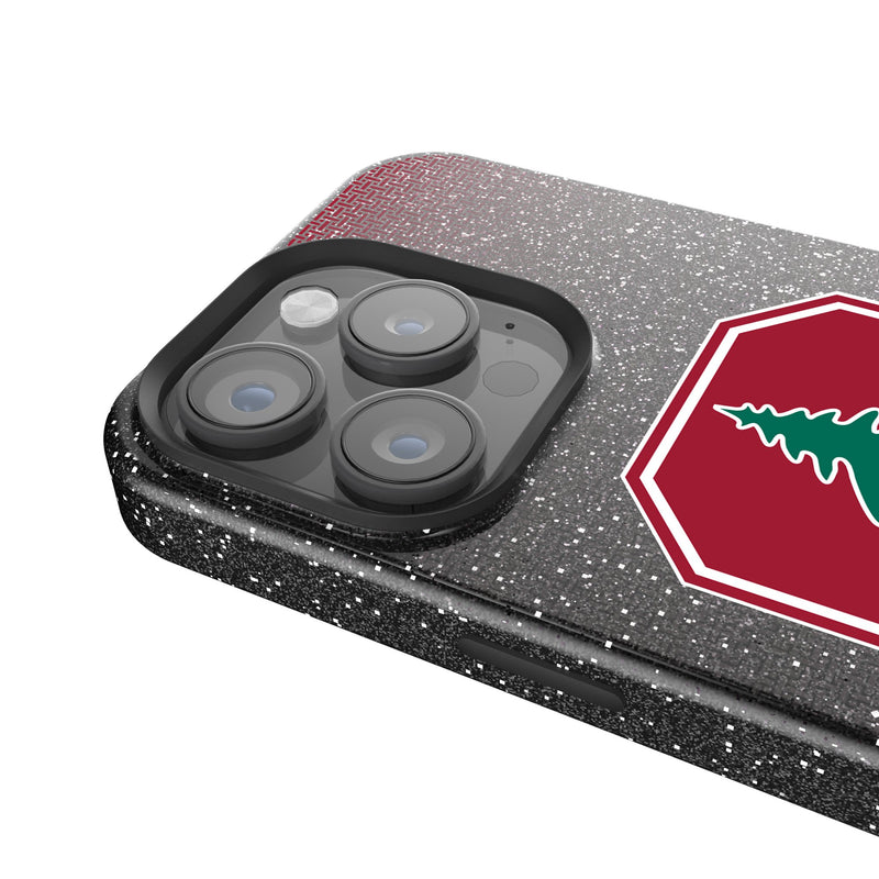 Stanford University Cardinal Linen iPhone Bling Phone Case for Apple iPhone Detail.Jpg