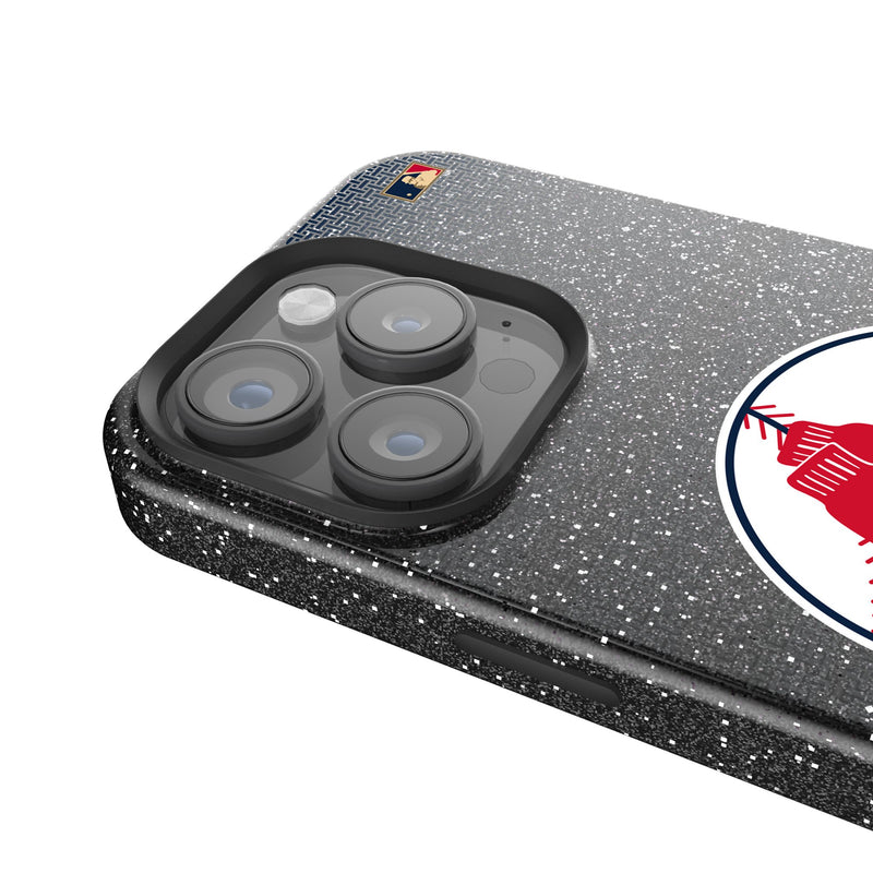 Boston Red Sox 1970-1975 - Cooperstown Collection Linen iPhone Bling Phone Case for Apple iPhone Detail.Jpg