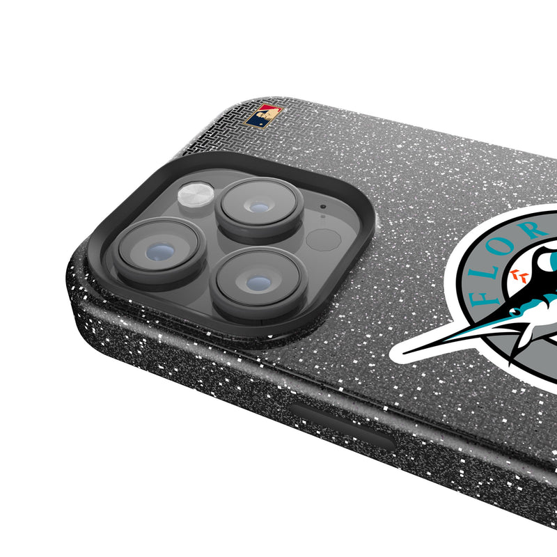 Miami Marlins 1993-2011 - Cooperstown Collection Linen iPhone Bling Phone Case for Apple iPhone Detail.Jpg