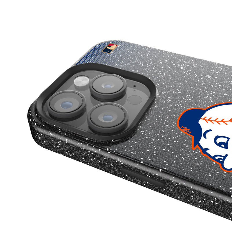 New York Mets 2014 - Cooperstown Collection Linen iPhone Bling Phone Case for Apple iPhone Detail.Jpg