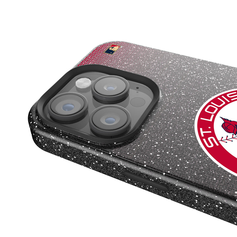 St Louis Cardinals 1966-1997 - Cooperstown Collection Linen iPhone Bling Phone Case for Apple iPhone Detail.Jpg