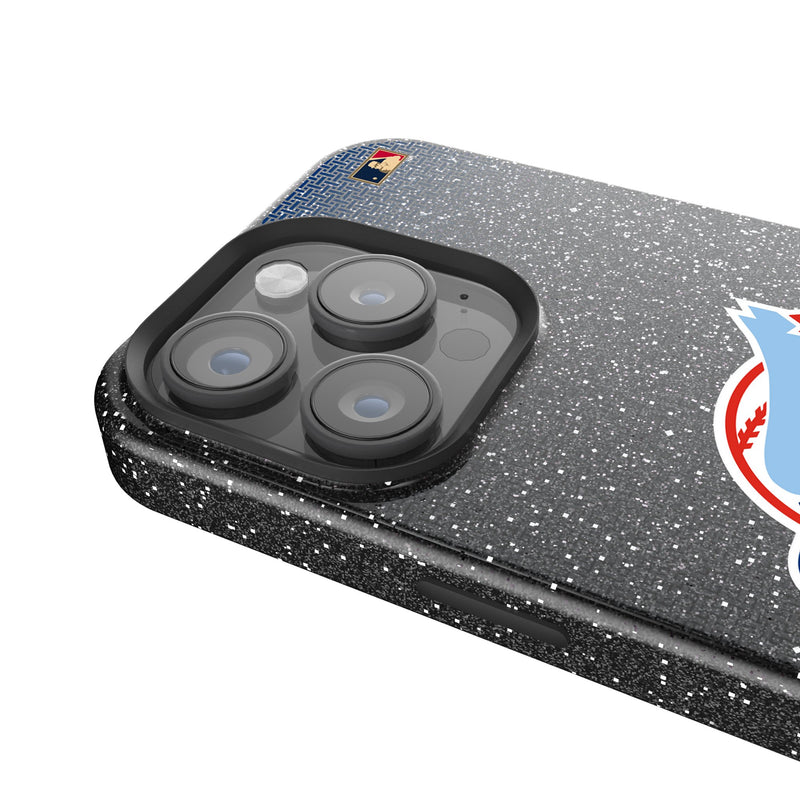 Toronto Blue Jays 1977-1988 - Cooperstown Collection Linen iPhone Bling Phone Case for Apple iPhone Detail.Jpg