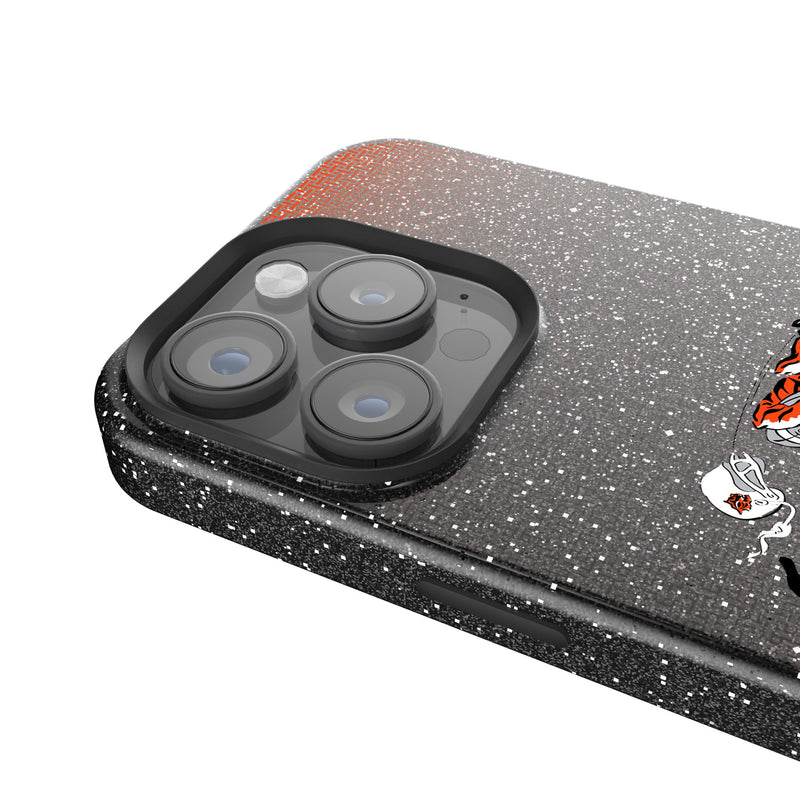 Cincinnati Bengals Historic Collection Linen iPhone Bling Phone Case for Apple iPhone Detail.Jpg