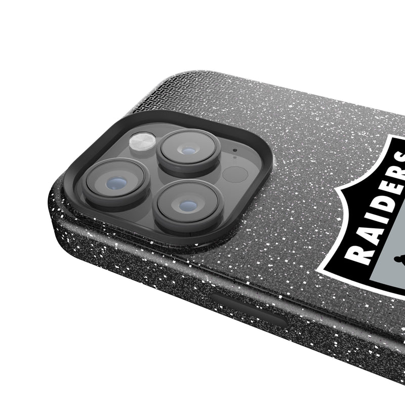 Oakland Raiders 1963 Historic Collection Linen iPhone Bling Phone Case for Apple iPhone Detail.Jpg