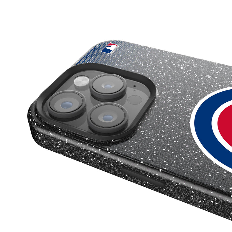 Chicago Cubs Linen iPhone Bling Phone Case for Apple iPhone Detail.Jpg