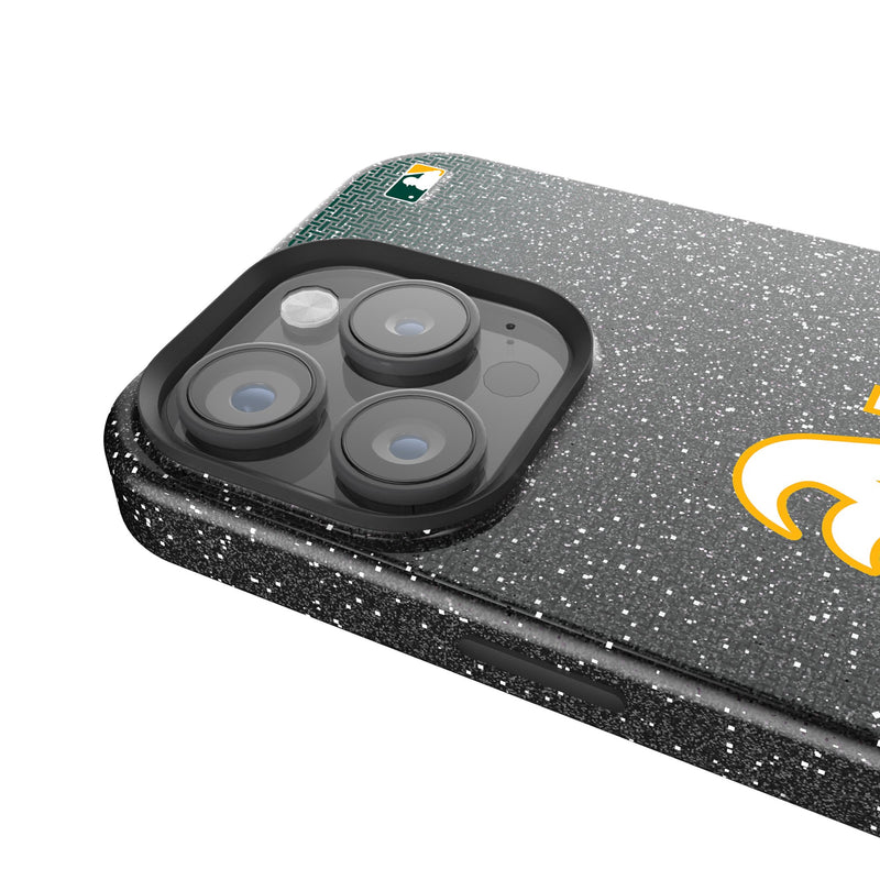 Oakland Athletics Linen iPhone Bling Phone Case for Apple iPhone Detail.Jpg