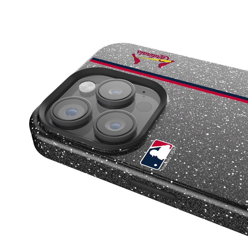 St Louis Cardinals Sidebar iPhone Bling Phone Case Detail.Jpg