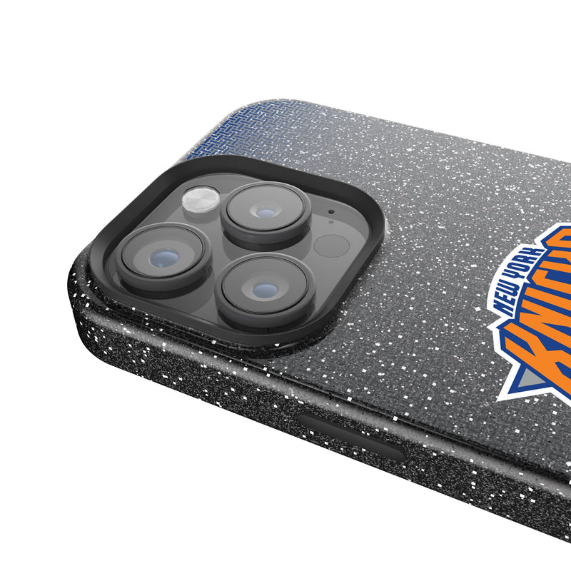 New York Knicks Linen iPhone Bling Phone Case for Apple iPhone Detail.Jpg