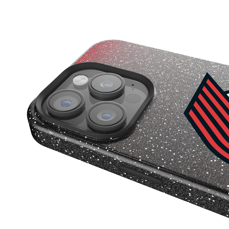 Portland Trail Blazers Linen iPhone Bling Phone Case for Apple iPhone Detail.Jpg