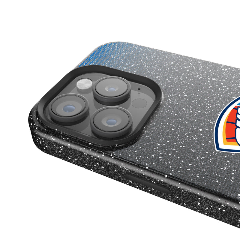 Oklahoma City Thunder Linen iPhone Bling Phone Case for Apple iPhone Detail.Jpg