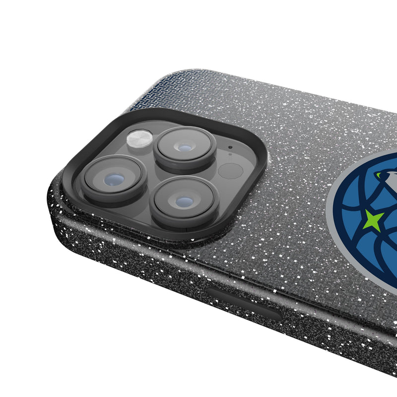 Minnesota Timberwolves Linen iPhone Bling Phone Case for Apple iPhone Detail.Jpg