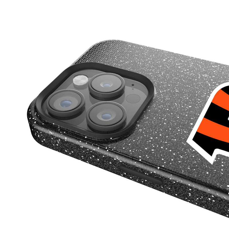 Cincinnati Bengals Linen iPhone Bling Phone Case for Apple iPhone Detail.Jpg