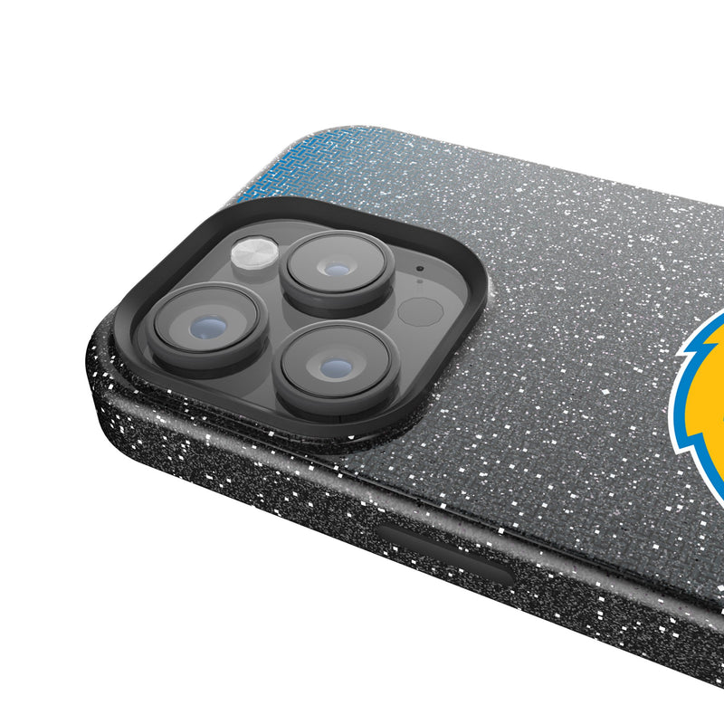 Los Angeles Chargers Linen iPhone Bling Phone Case for Apple iPhone Detail.Jpg