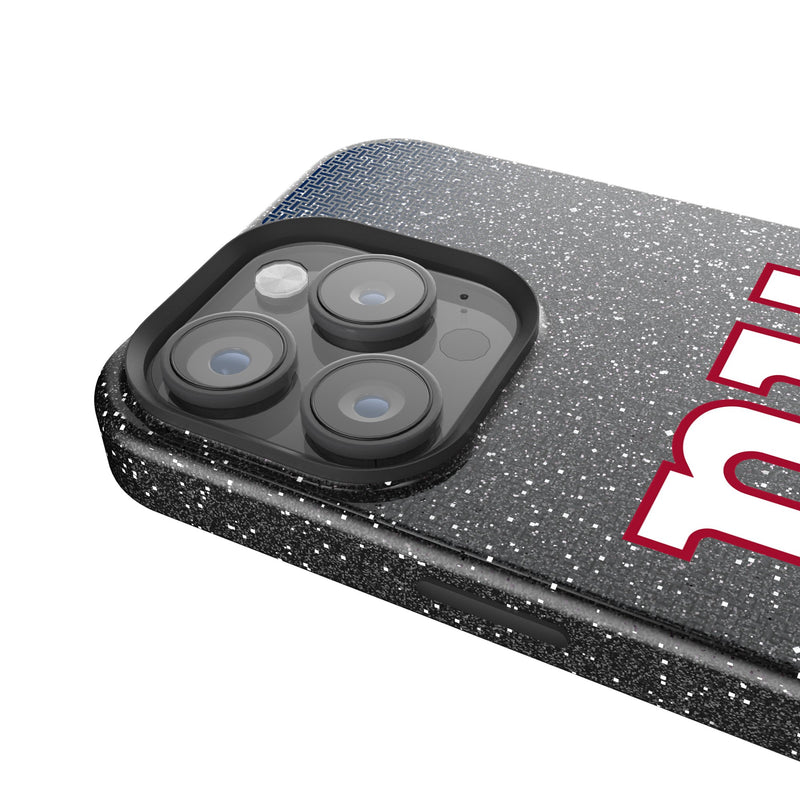 New York Giants Linen iPhone Bling Phone Case for Apple iPhone Detail.Jpg