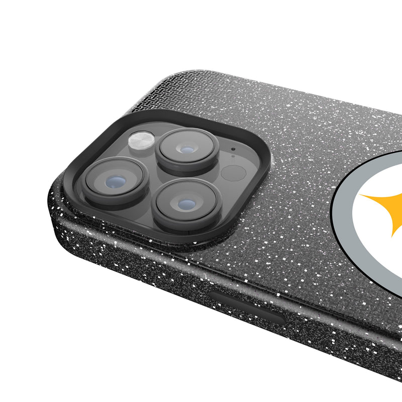 Pittsburgh Steelers Linen iPhone Bling Phone Case for Apple iPhone Detail.Jpg