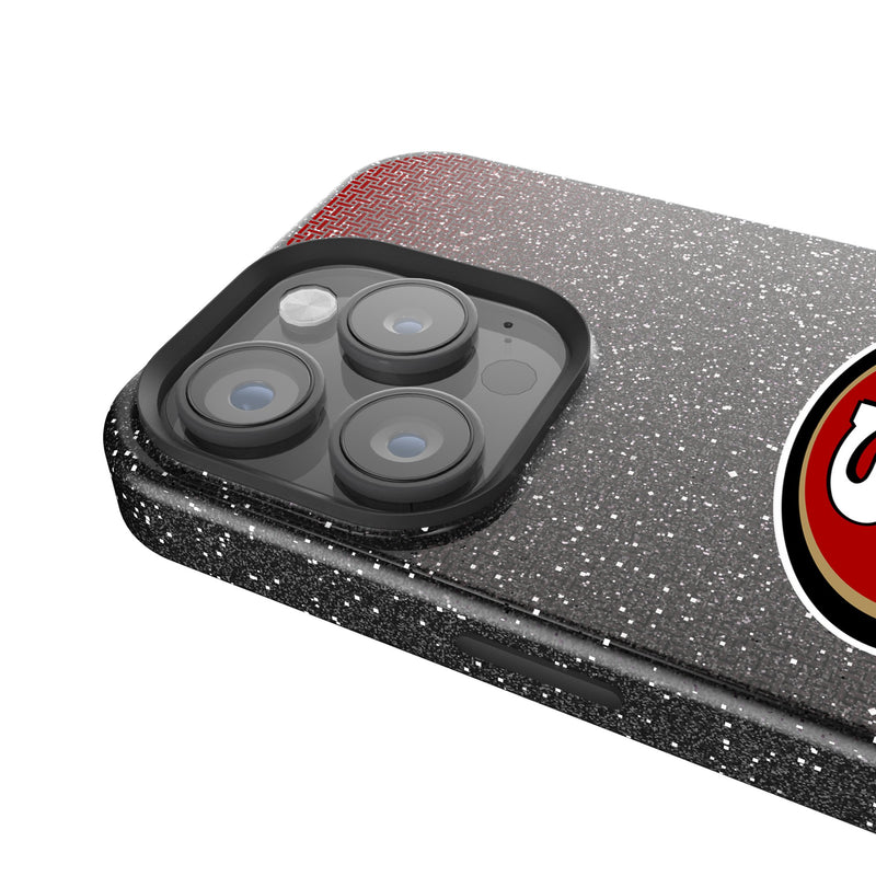 San Francisco 49ers Linen iPhone Bling Phone Case for Apple iPhone Detail.Jpg