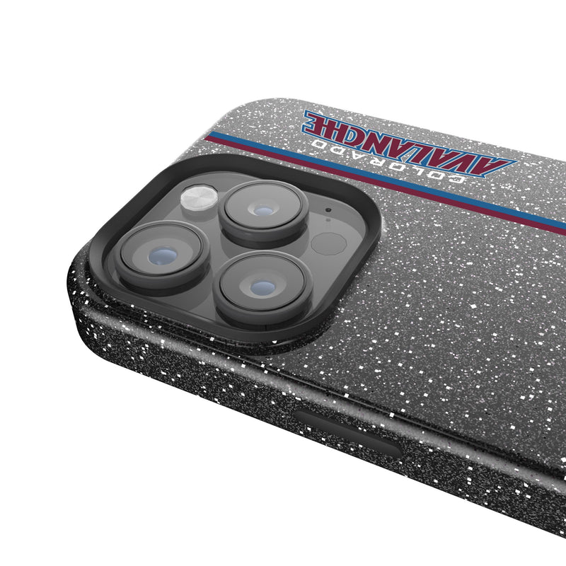 Colorado Avalanche Sidebar iPhone Bling Phone Case Detail.Jpg