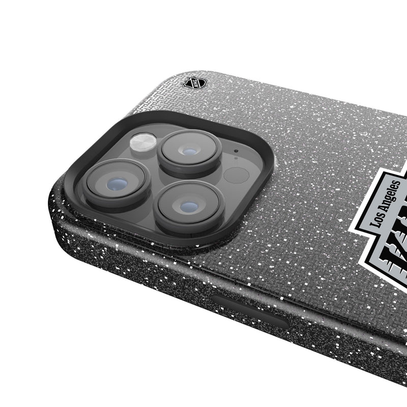 LA Kings Linen iPhone Bling Phone Case for Apple iPhone Detail.Jpg