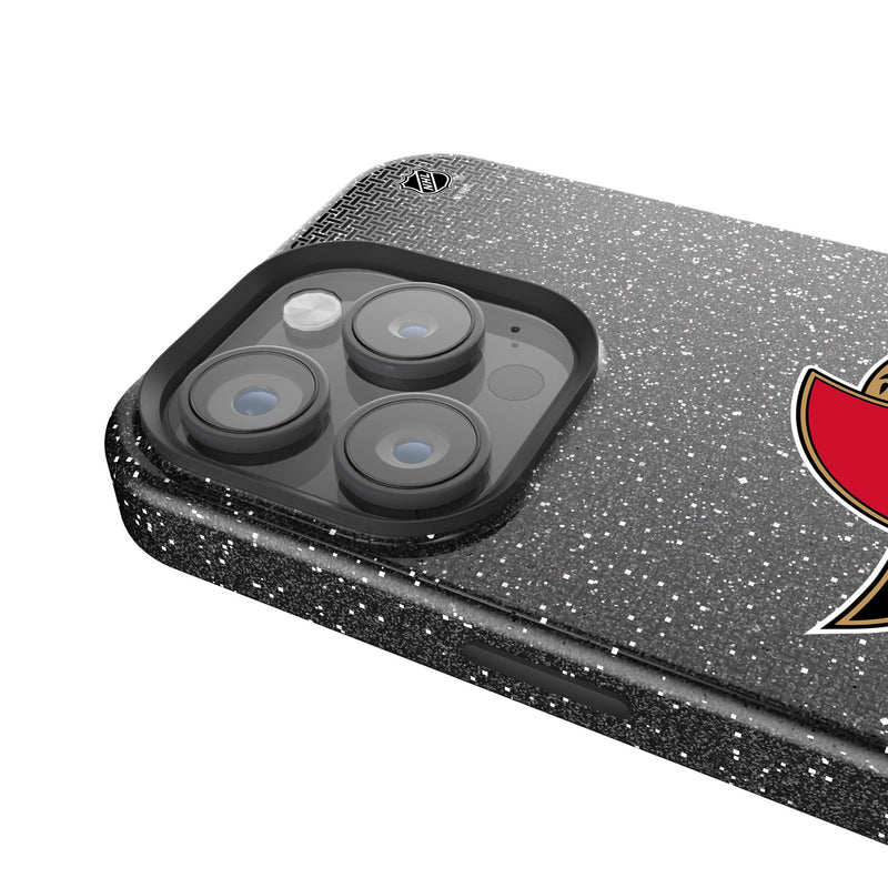Ottawa Senators Linen iPhone Bling Phone Case for Apple iPhone Detail.Jpg