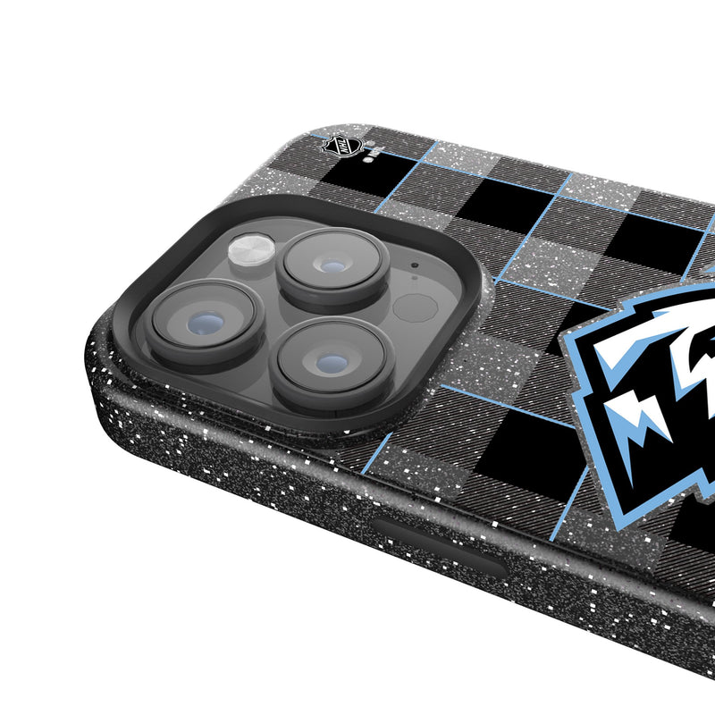 Utah Mammoth Plaid iPhone Bling Phone Case for Apple iPhone Detail.Jpg