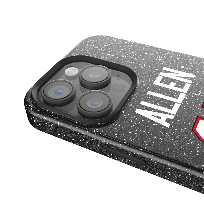 Josh Allen Buffalo Bills 17 Ready iPhone Bling Phone Case Detail.Jpg