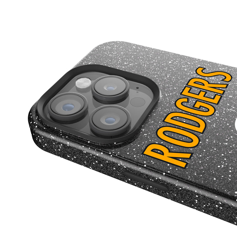 Aaron Rodgers Pittsburgh Steelers 8 Game Tactic iPhone Bling Phone Case for Apple iPhone Detail.Jpg