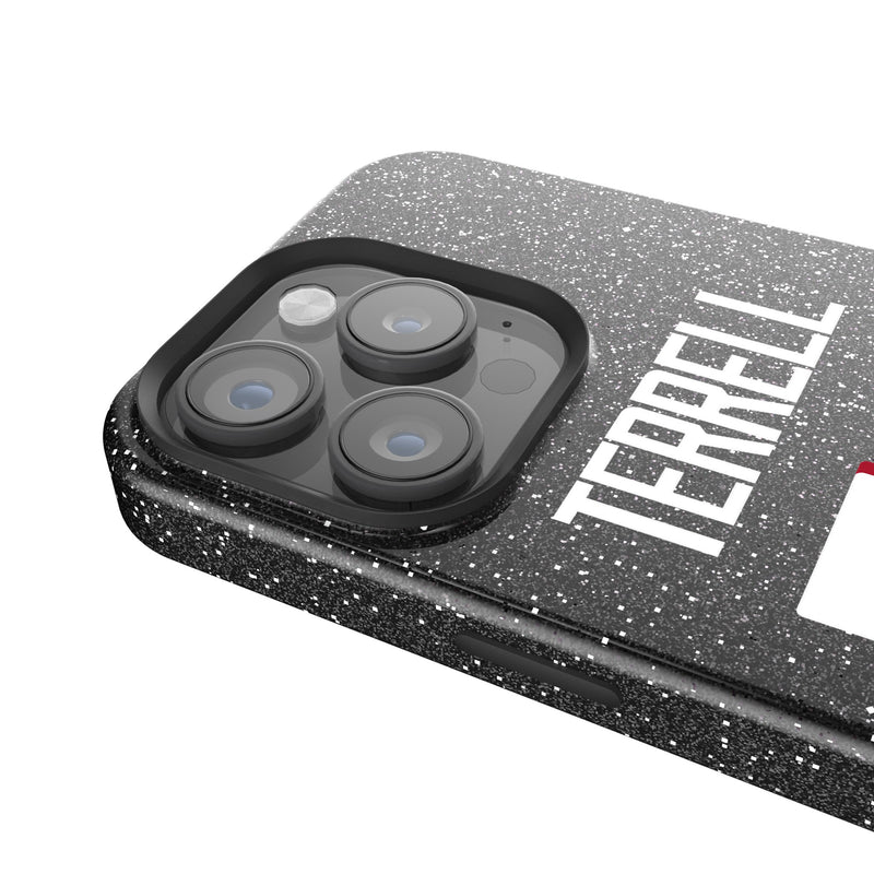 A.J. Terrell Atlanta Falcons 24 Ready iPhone Bling Phone Case Detail.Jpg