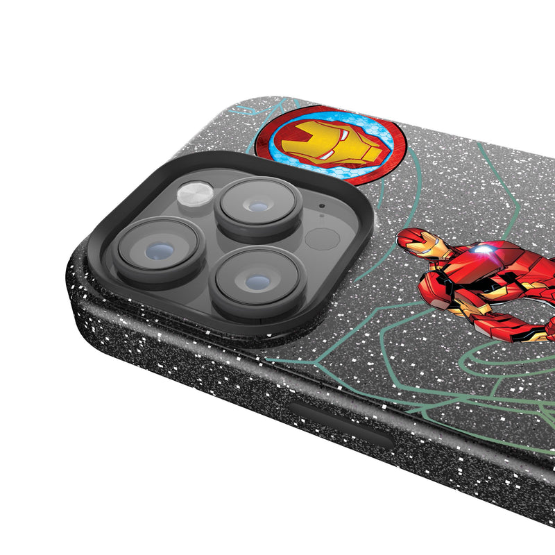 Marvel Avengers Iron Man MechLine iPhone Bling Phone Case for Apple iPhone Detail.Jpg
