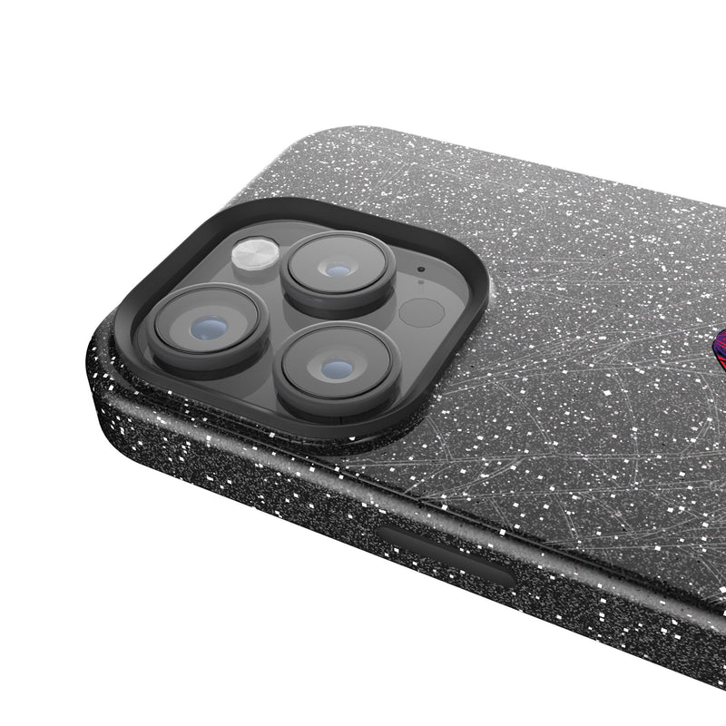 Marvel Miles Morales Badge iPhone Bling Phone Case for Apple iPhone Detail.Jpg