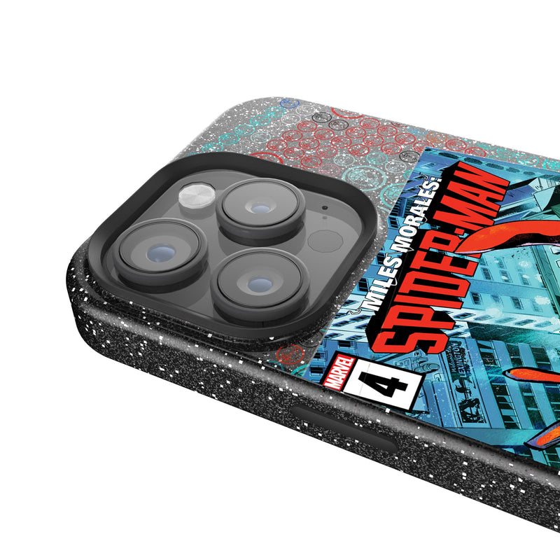 Marvel Miles Morales Classic Cover iPhone Bling Phone Case for Apple iPhone Detail.Jpg