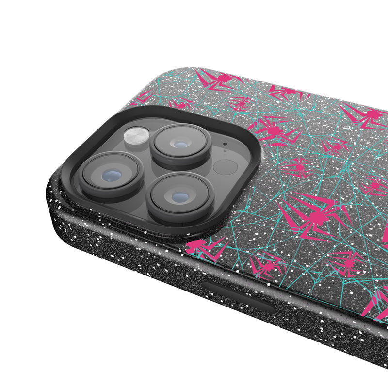 Marvel Spider-Gwen Pattern iPhone Bling Phone Case for Apple iPhone Detail.Jpg