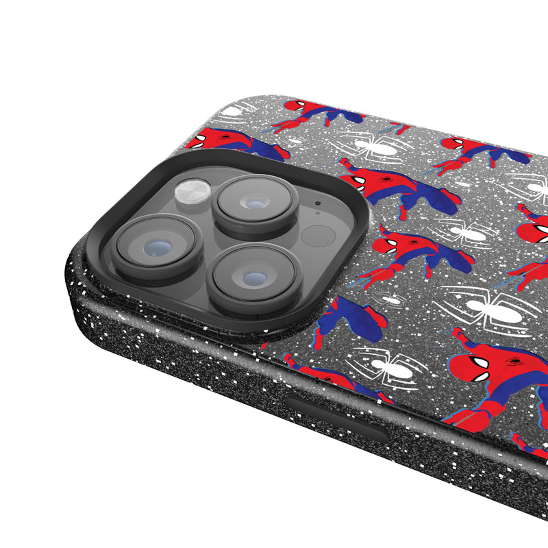 Marvel Spider-Man Pattern iPhone Bling Phone Case for Apple iPhone Detail.Jpg