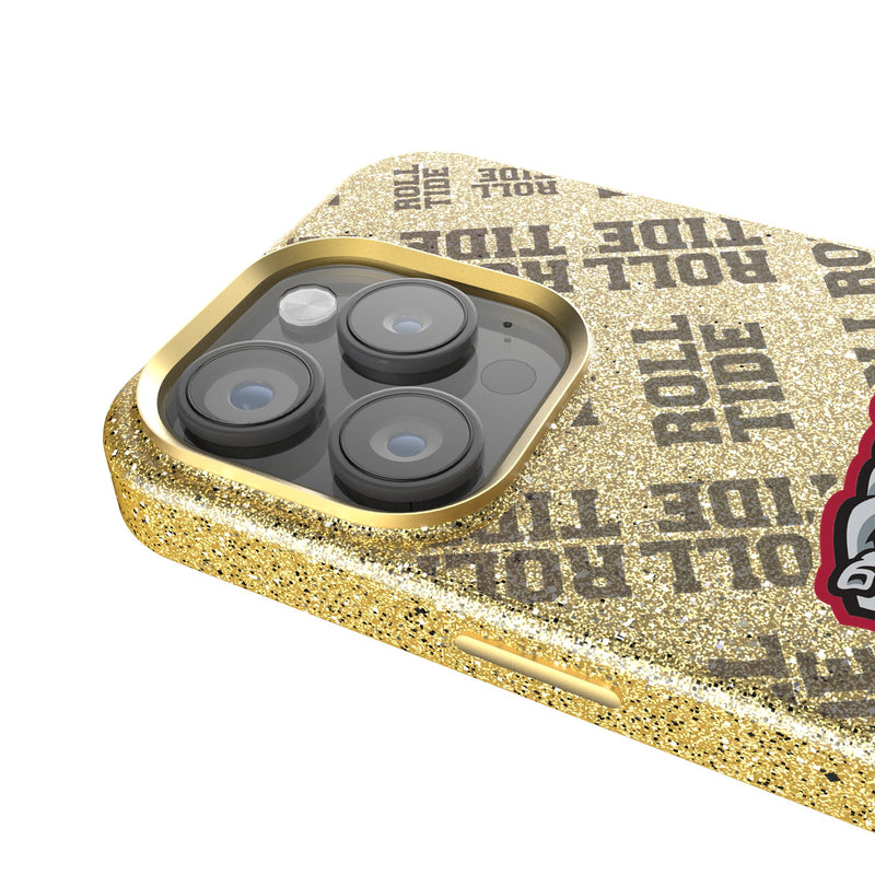 University of Alabama Crimson Tide Script A Quadtile iPhone Bling Phone Case for Apple iPhone Detail.Jpg