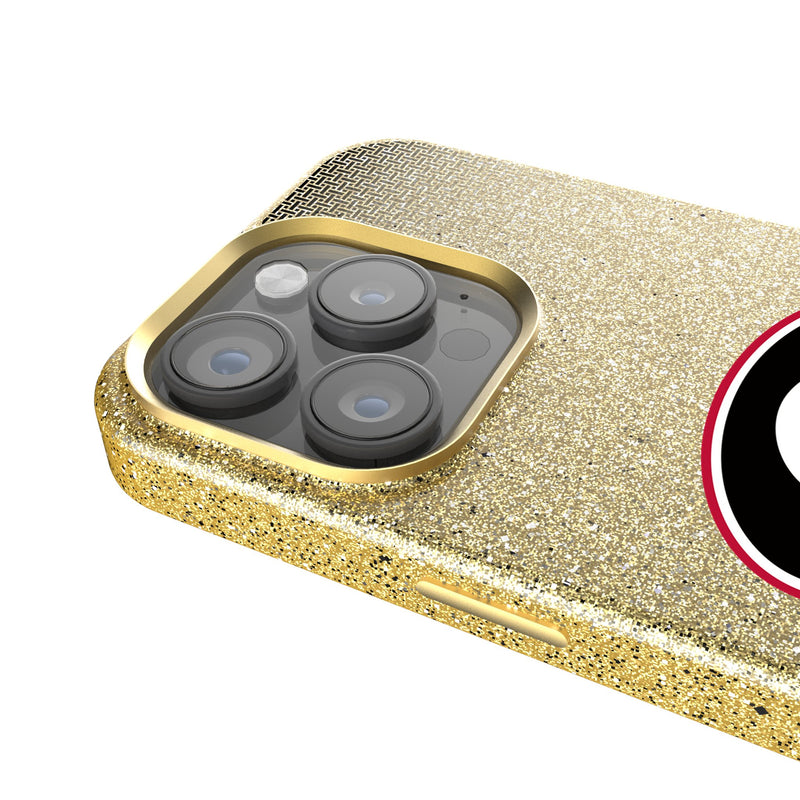 University of Georgia Bulldogs Linen iPhone Bling Phone Case for Apple iPhone Detail.Jpg