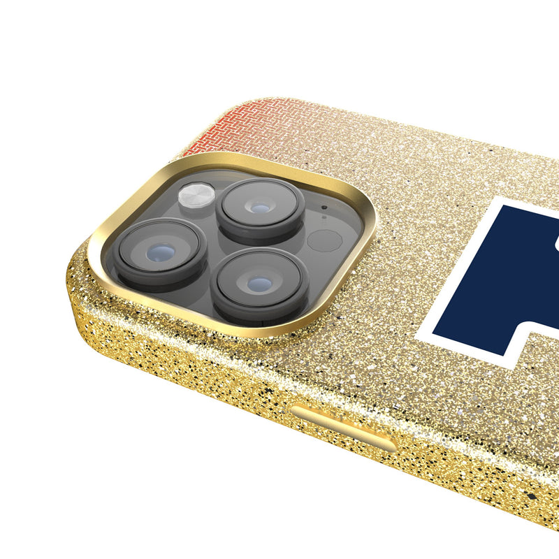 University of Illinois Fighting Illini Linen iPhone Bling Phone Case for Apple iPhone Detail.Jpg