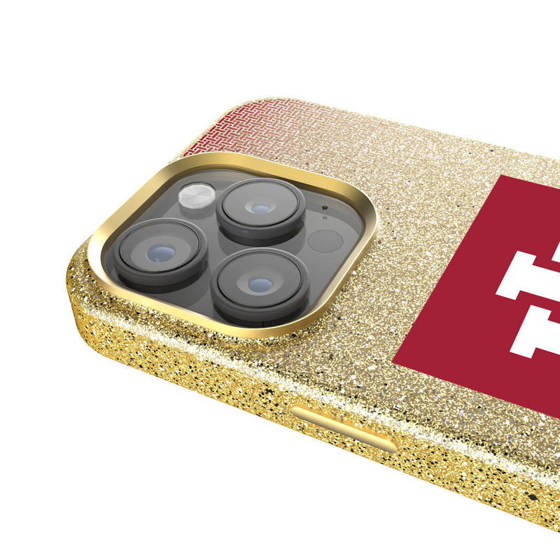 Indiana University Hoosiers Linen iPhone Bling Phone Case for Apple iPhone Detail.Jpg