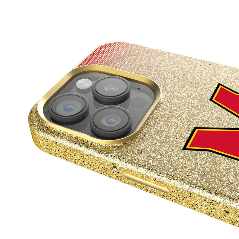 University of Maryland Terrapins Linen iPhone Bling Phone Case for Apple iPhone Detail.Jpg
