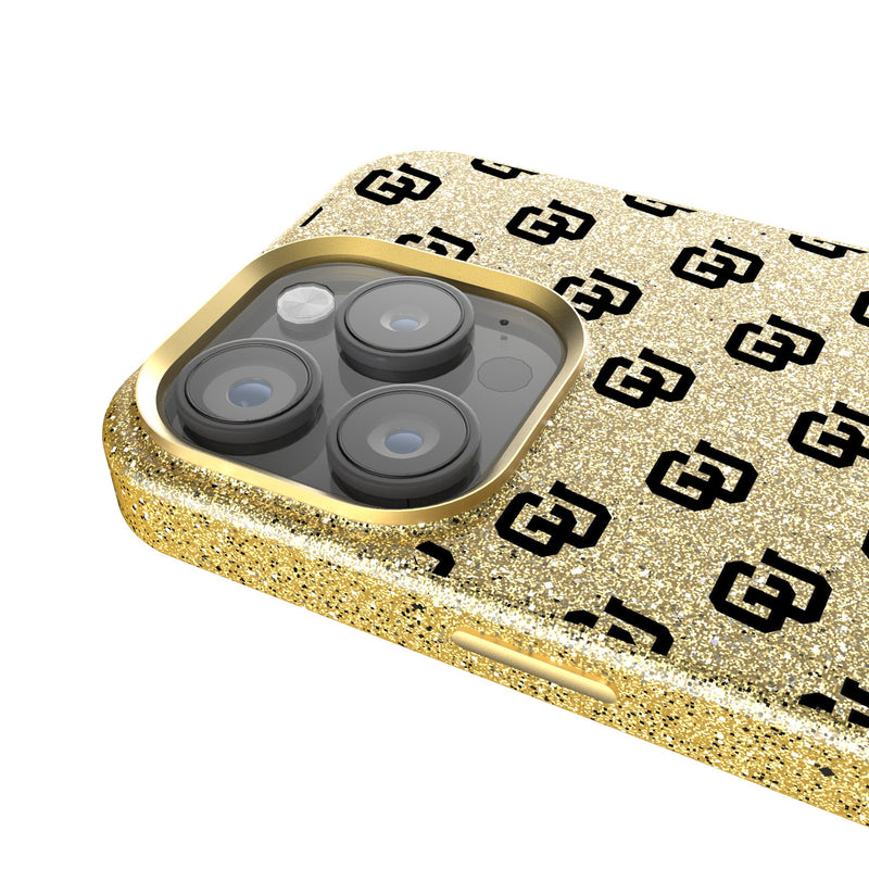University of Colorado Buffaloes Fashion Pattern iPhone Bling Phone Case for Apple iPhone Detail.Jpg