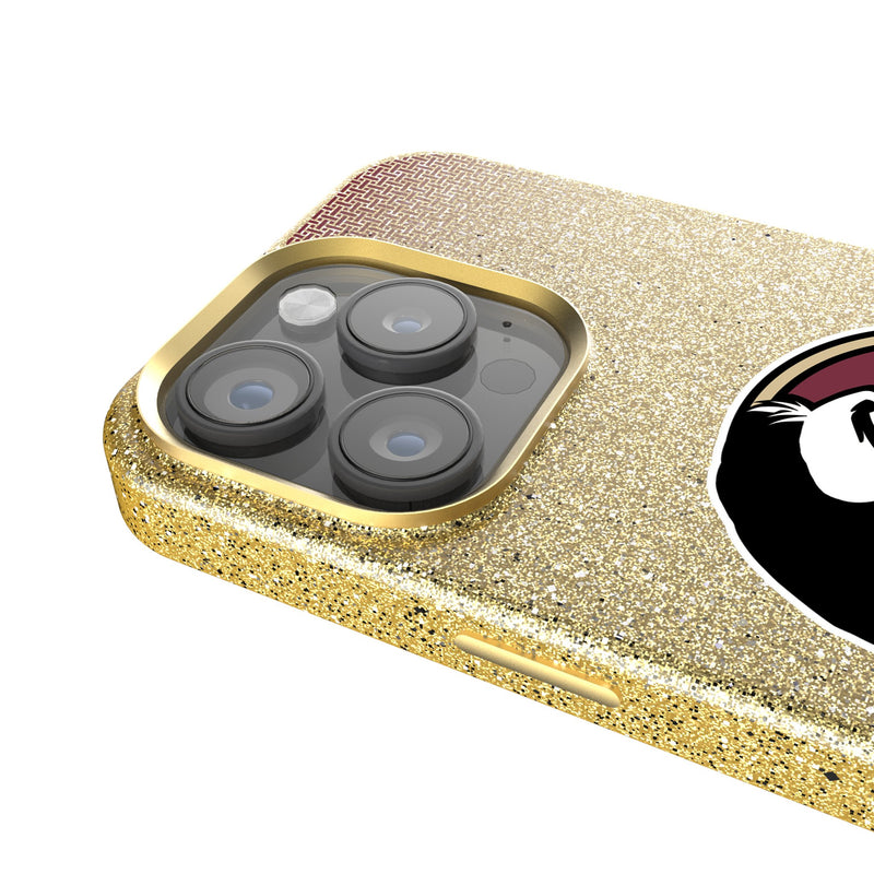 Florida State University Seminoles Linen iPhone Bling Phone Case for Apple iPhone Detail.Jpg
